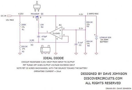 Circuit Form Ideal Diode Function