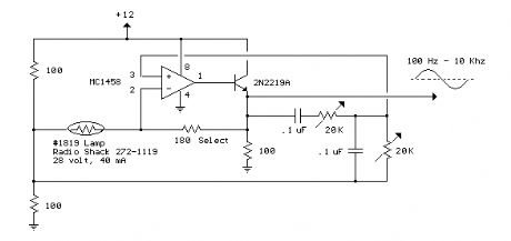 Low Frequency Wien Bridge RC Sinewave Oscillator 3