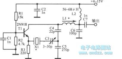 15 ~ 65MHz third harmonic oscillator