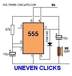 UNEVEN CLICKS Circuit