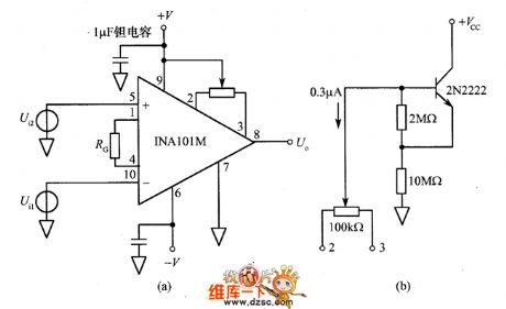 INA101M basic application circuit diagram