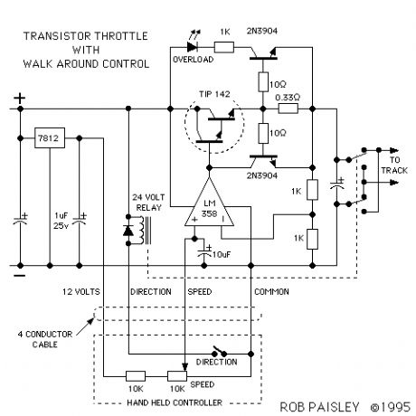 Walkaround Transistor Throttle Schematic