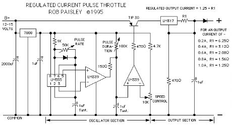 Regulated Current Pulse Throttle