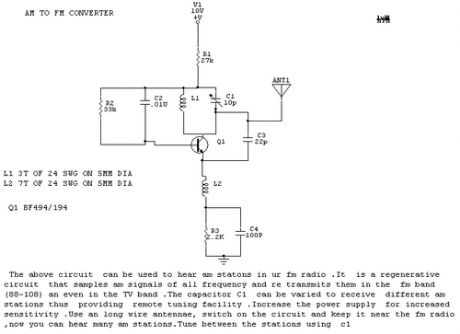 AM To FM converter