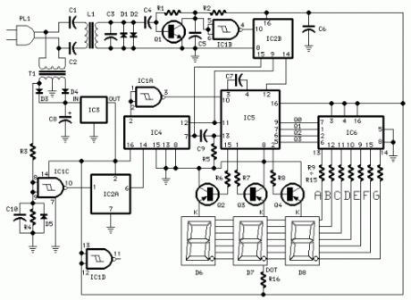 Receiver circuit diagram
