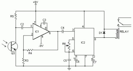 Circuit diagram For Receiver