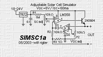 Solar cell simulators