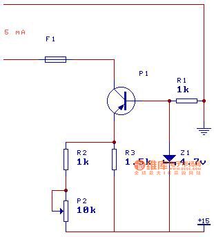 Made of 5 ma PNP transistor constant current source bridge type pressure sensor power supply circuit principle diagram