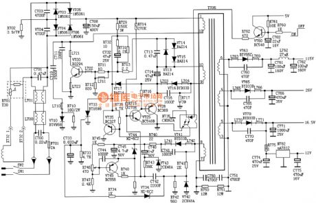 The TDA MCU power supply (A4) circuit diagram