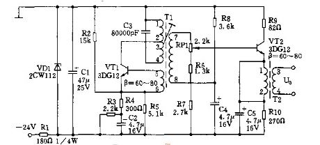 2100Hz oscillator circuit