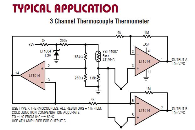 LT1014DSW typical application