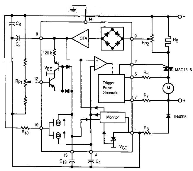 TDA1185A block diagram