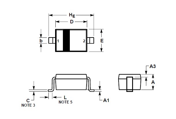 SD12CT1G package dimensions