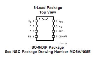 LM2674MX-3.3 Connection Diagram