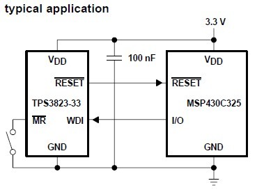 TPS3823-33DBVR typical application