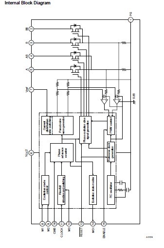 STK672-070 Internal Block Diagram