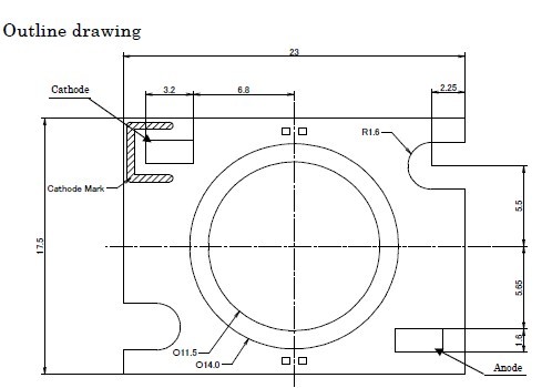 CL-L230-C10L Outline drawing