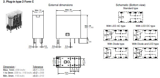 AHN22148 DIMENSIONS