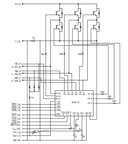 IRAMS10UP60B block diagram