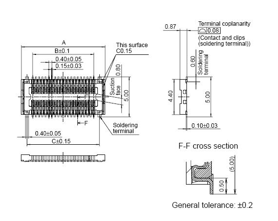 AXK8L40124BG dimension