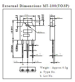 C3263 External Dimensions 