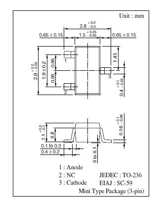 MA3X748 pakcage dimensions