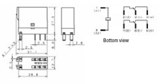 RJ2S-CL-D24 24VDC dimensions