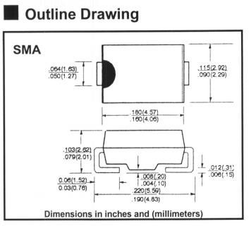 RS1M outline drawing