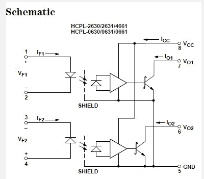 HCPL0611 block diagram