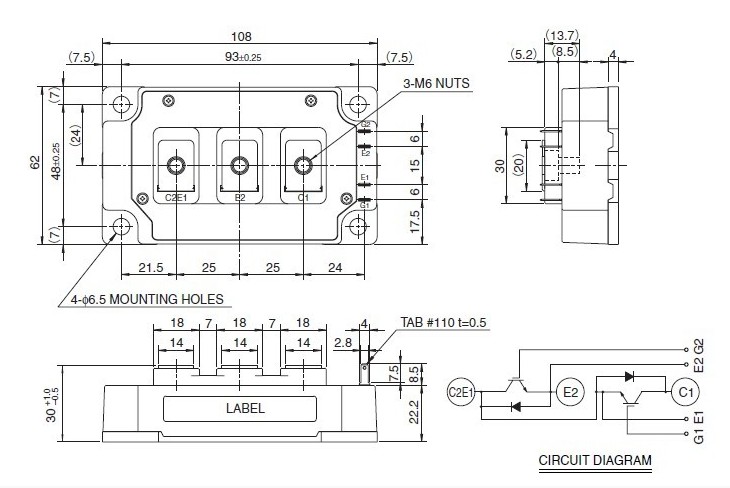 CM300DY-24A block diagram