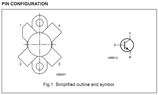 BLV20 pin configuration