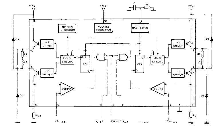 L295 block diagram