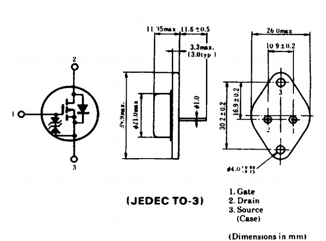 2SJ55 dimensions