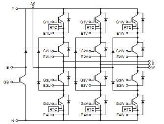 CM75YE13-12F circuit diagram