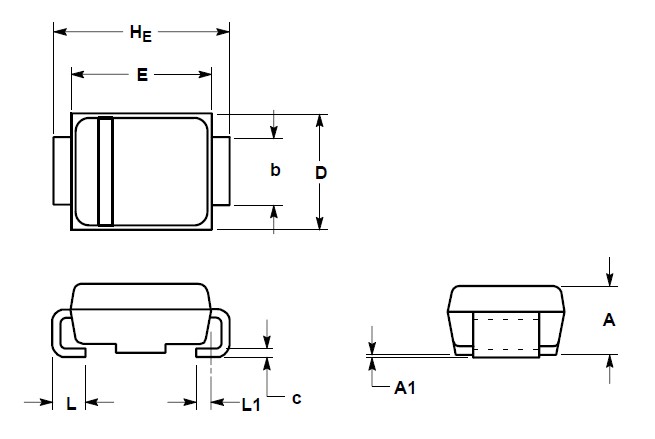 1SMB5920BT3G dimensions