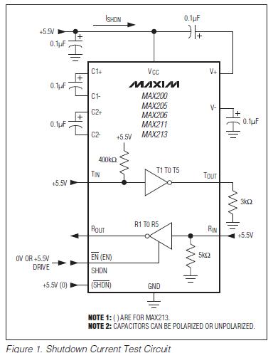 MAX202CPE circuit diagram