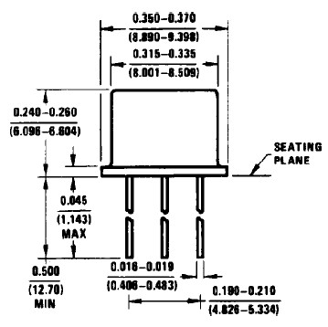 MRF237 dimensions