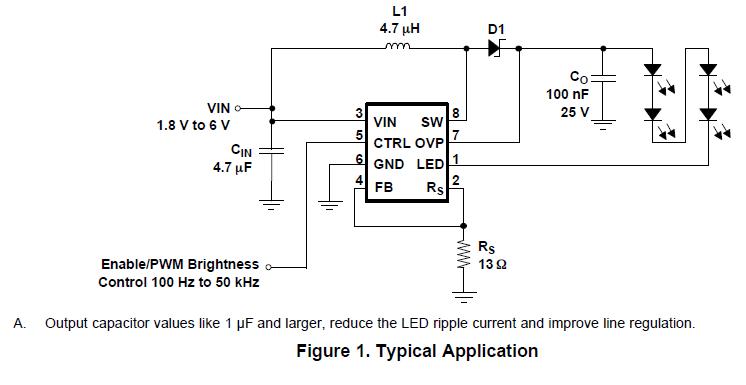 TPS61043DRBR block diagram