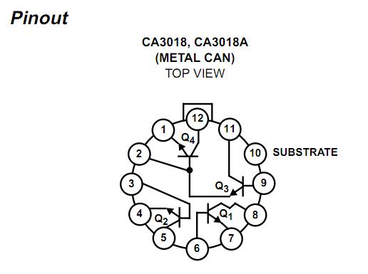 CA3018 pinout