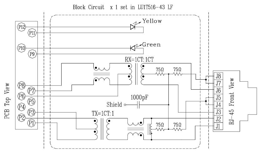 LU1T516-43LF Schematic