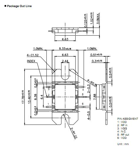 FMM5057VF dimensions