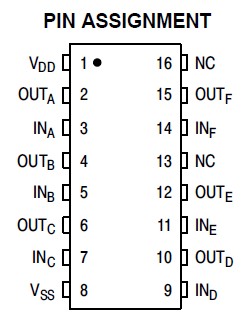 MC14050BCL block diagram