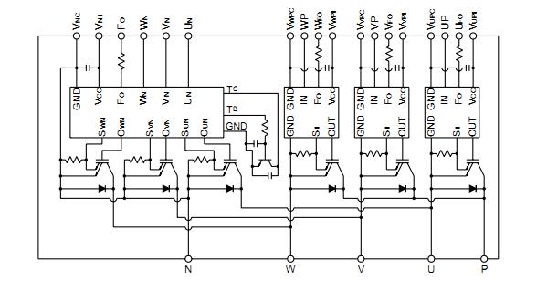 PM50RVA120 block diagram