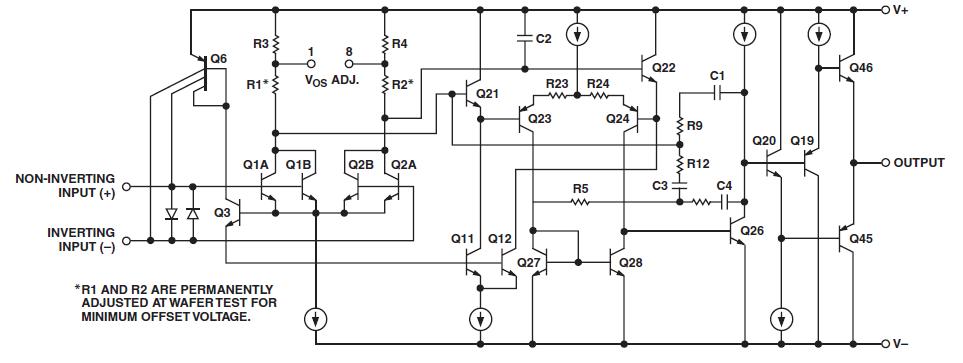 OP37AZ/883C block diagram