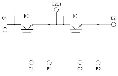 2MBI100SC-120 block diagram