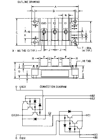 KD421K10 outline drawing