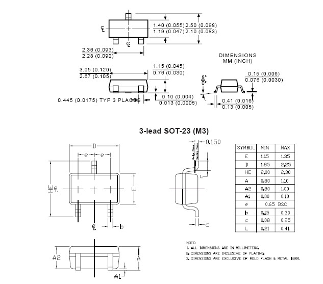 MIC809SUY dimension