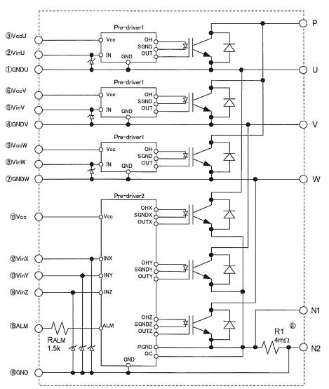 6MBP20RTA060 block diagram