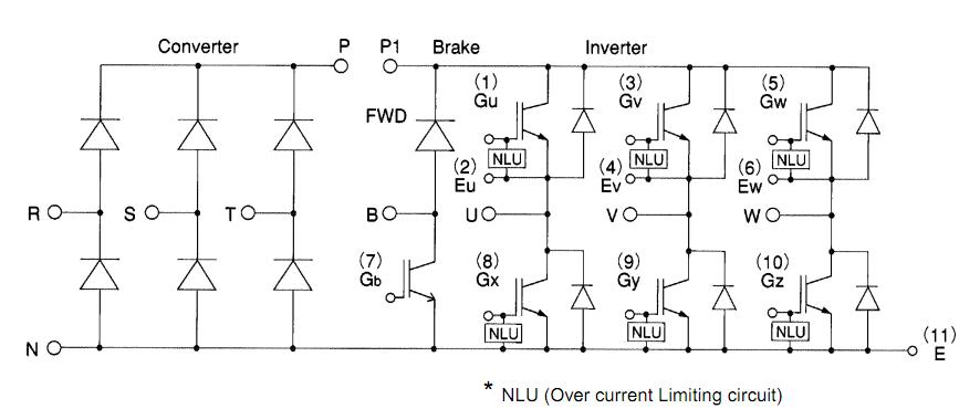 7MBR25NE120 block diagram