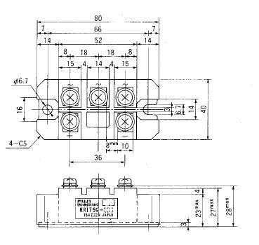 6RI75E-060 block diagram